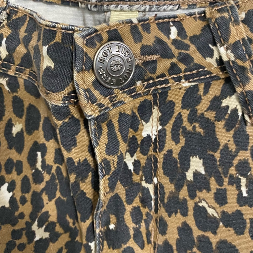 Hot kiss animal print skinny jeans with stretch size 7 - Picture 2 of 6